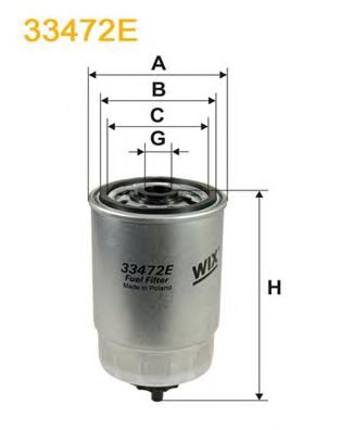 WIX FILTERS 33472e -  Топливный фильтр